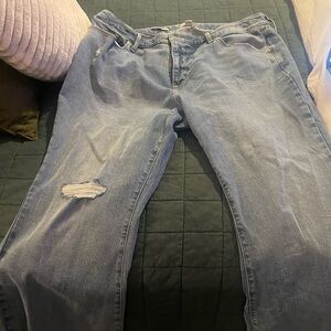 Ava and viv high waisted relaxed flared jeans. Size 20- medium wash
